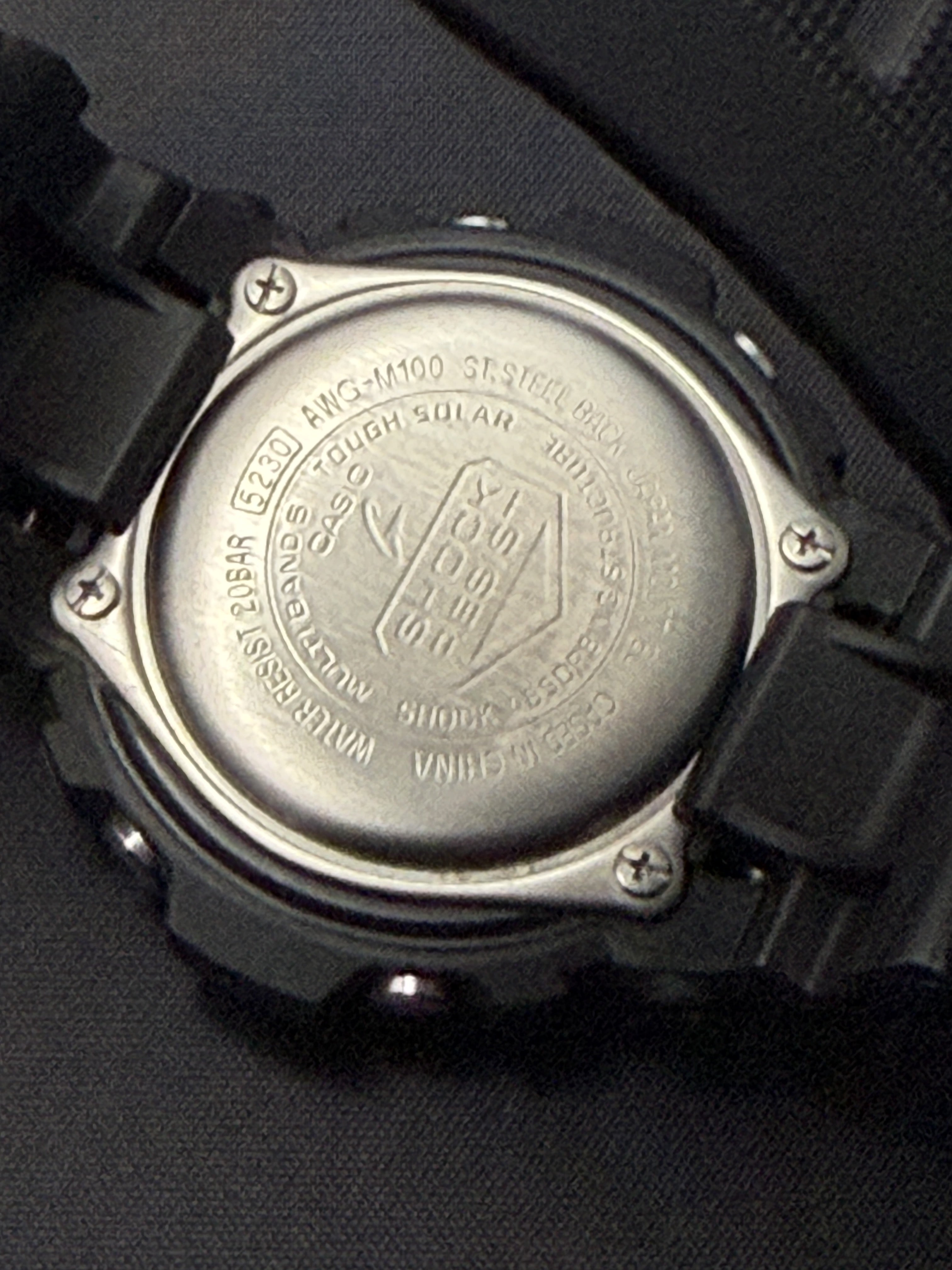 Casio G-Shock AWG-M100 highly reliable analogue-digital sports watch