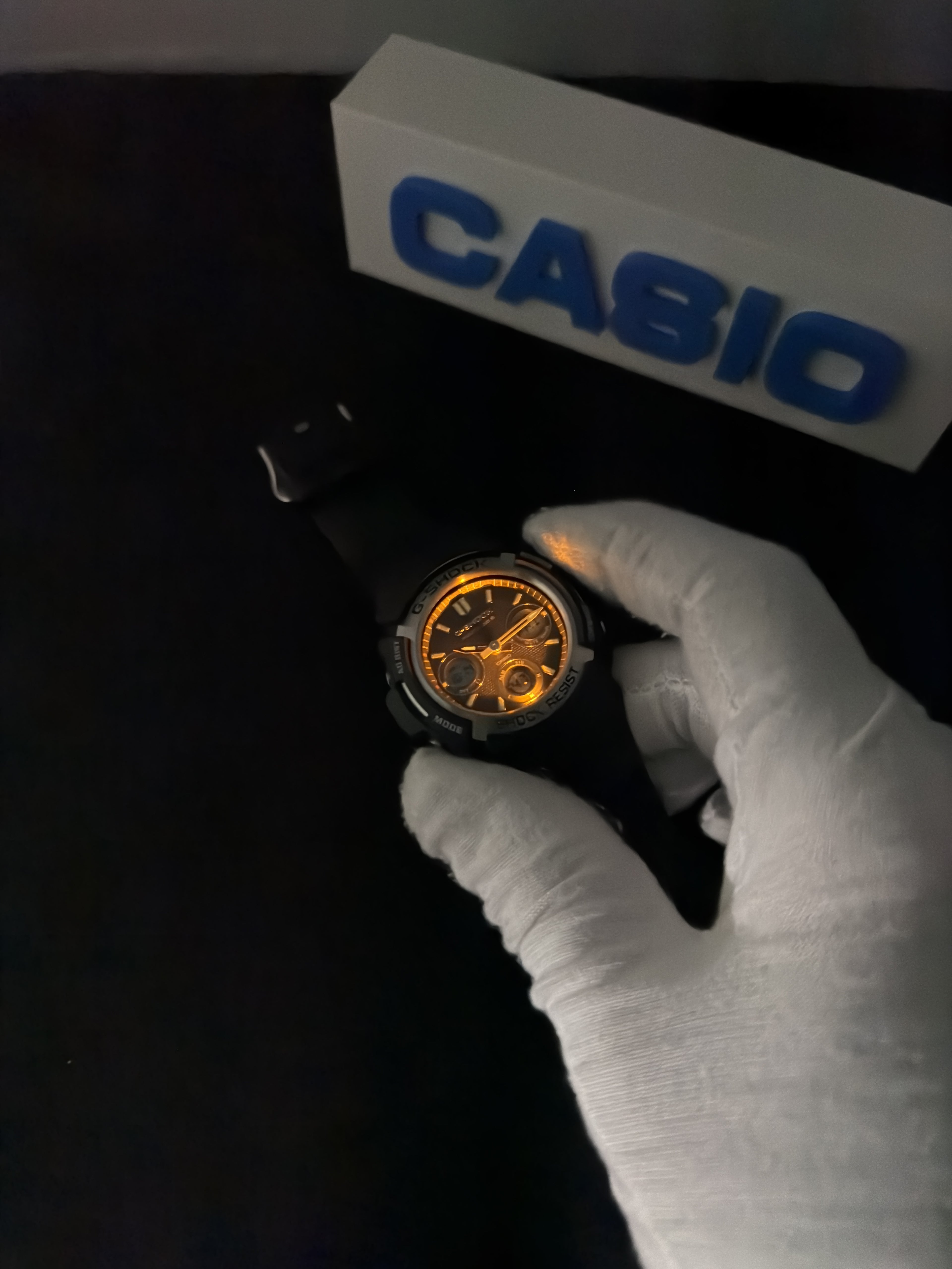 Casio G-Shock AWG-M100 highly reliable analogue-digital sports watch