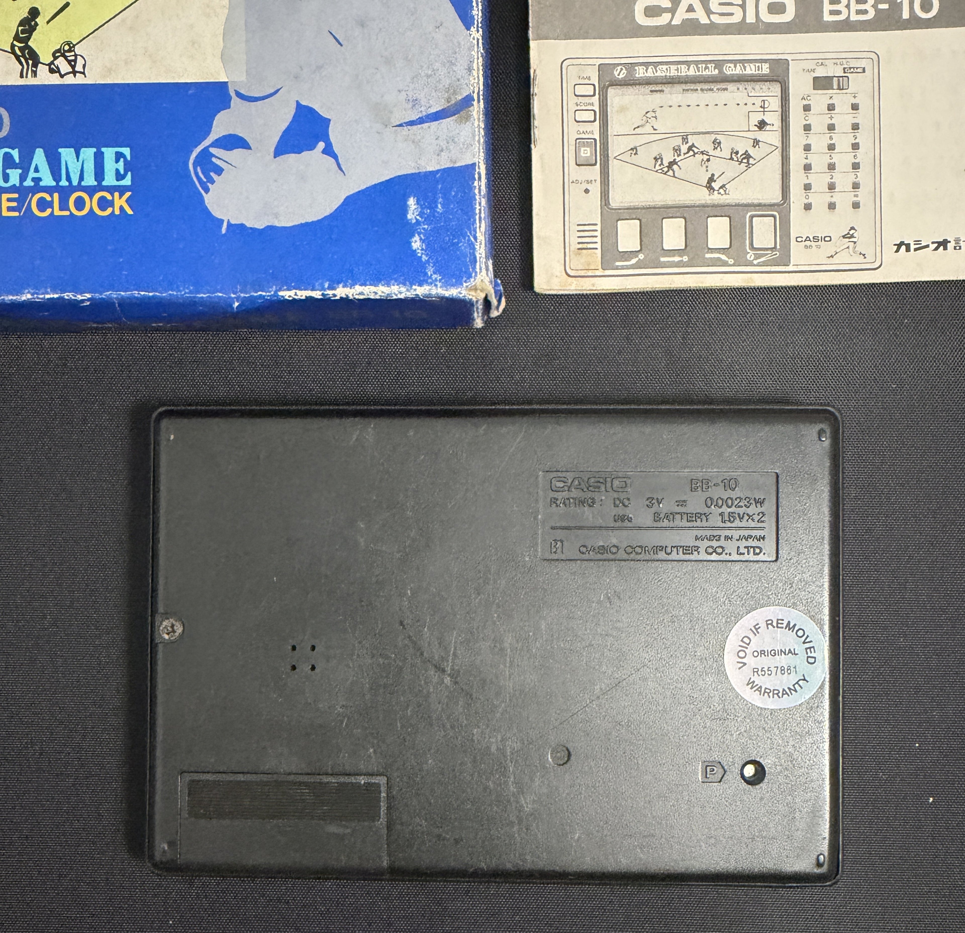 Casio BB-10 Baseball Game Calculator by Casio in 1982 Japan