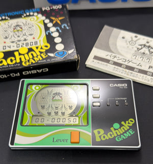 Casio Pachinko Game PG-100 released by Casio in 1983 Japan.
