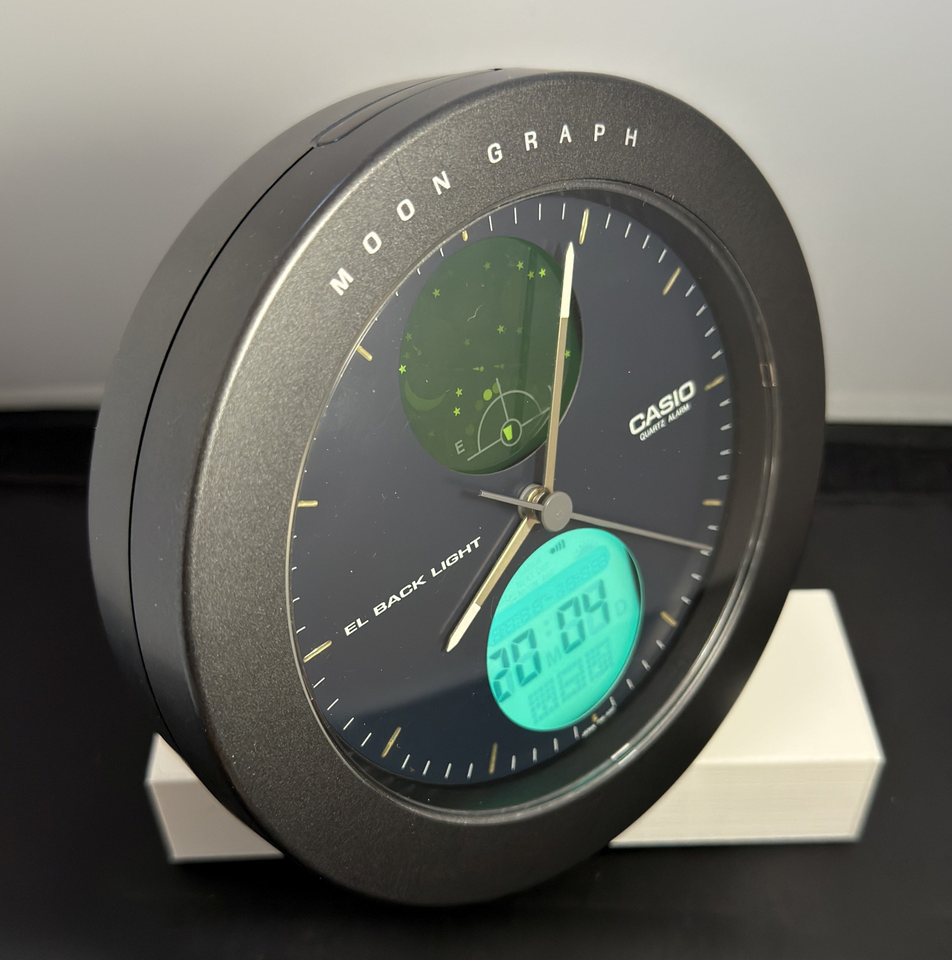 Casio TML-500 MOON GRAPH Alarm Clock A piece of history from 1985 Japan