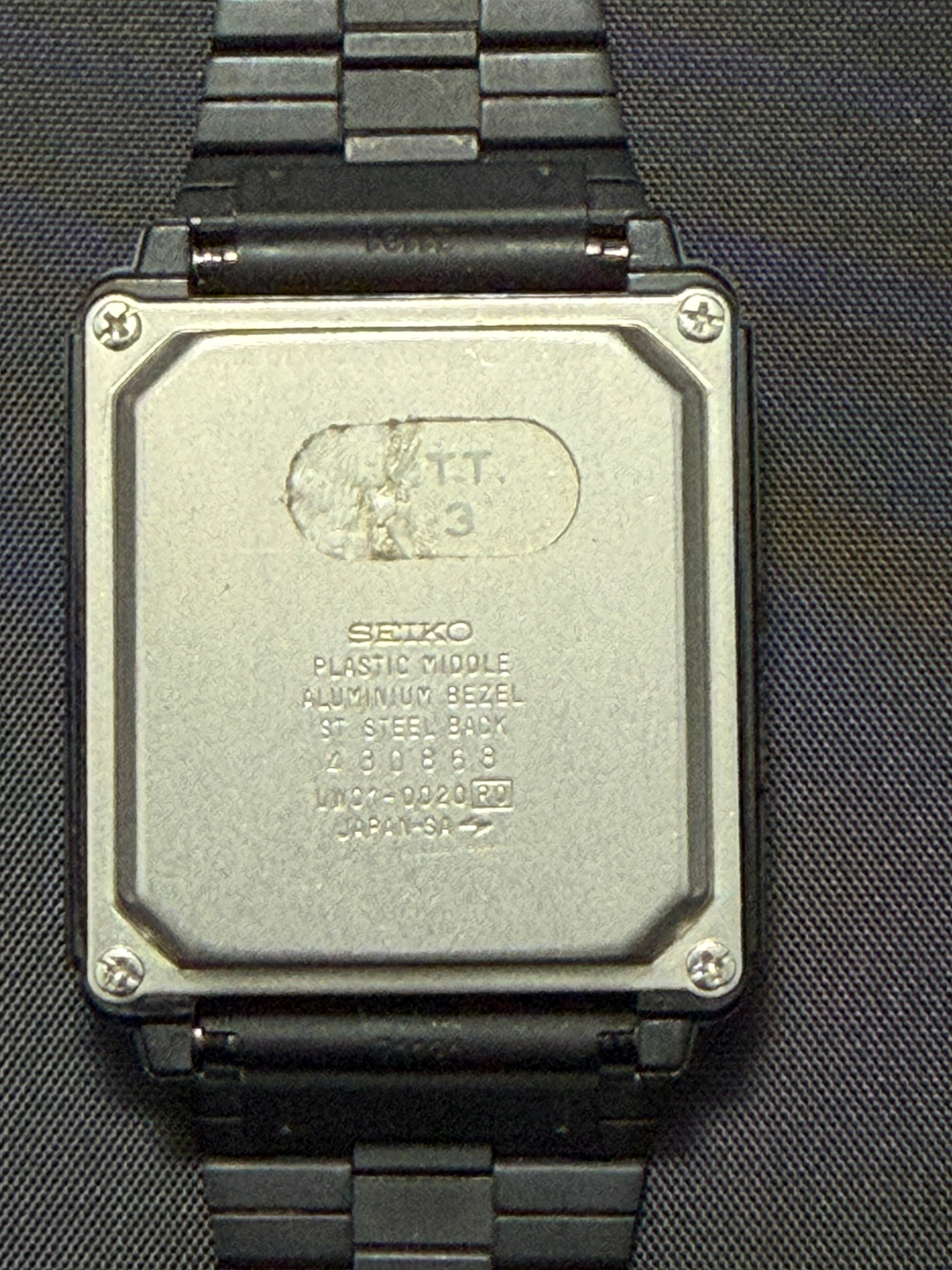 Seiko Data 2000 is a pioneering 1983 "smartwatch" digital databank UW01-0020