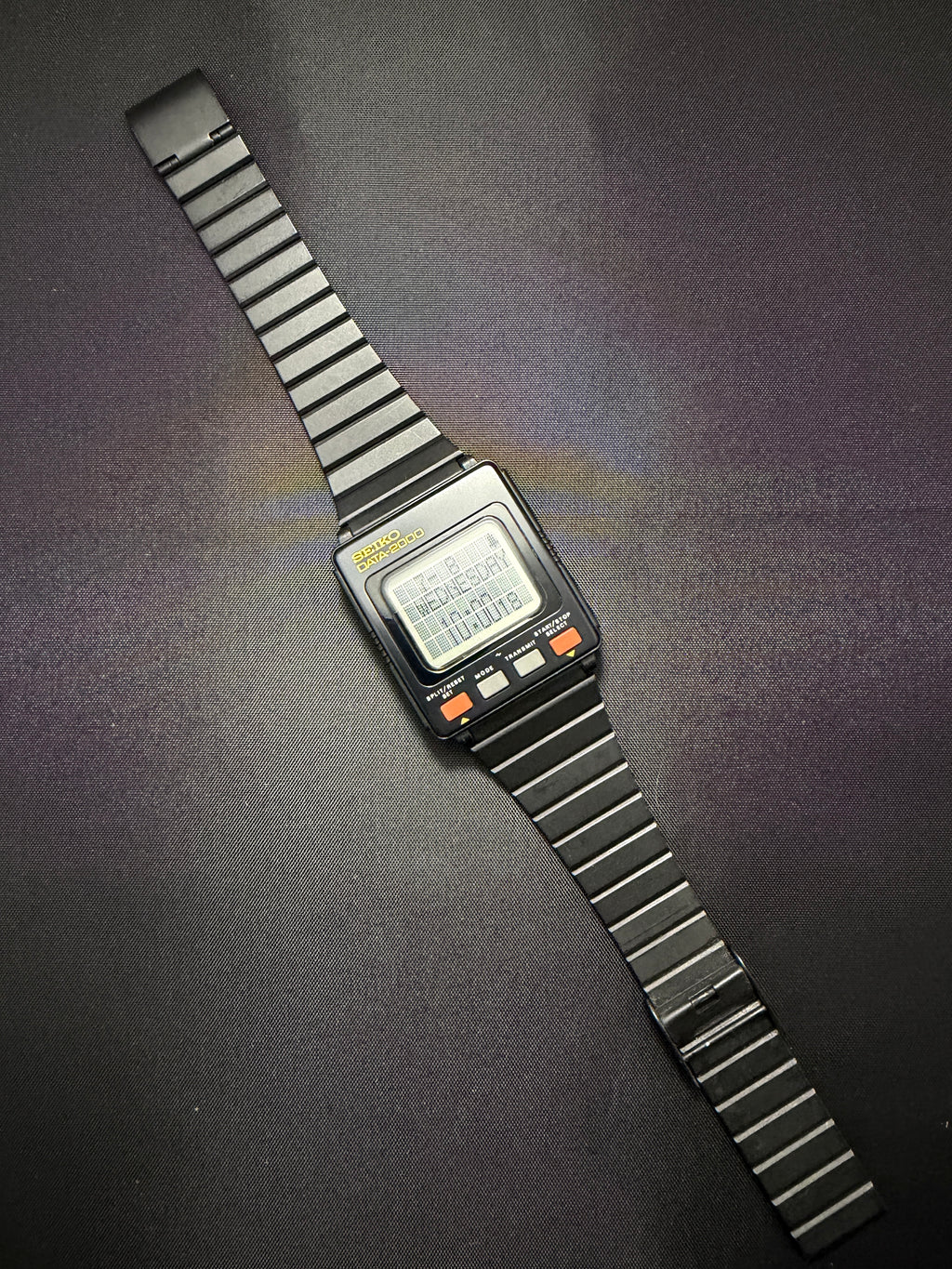 Seiko Data 2000 is a pioneering 1983 "smartwatch" digital databank UW01-0020