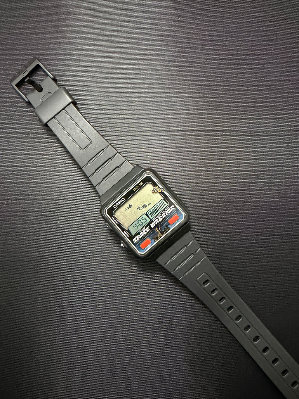 Casio GS-16 Space Warrior rare game watch Japan 1987