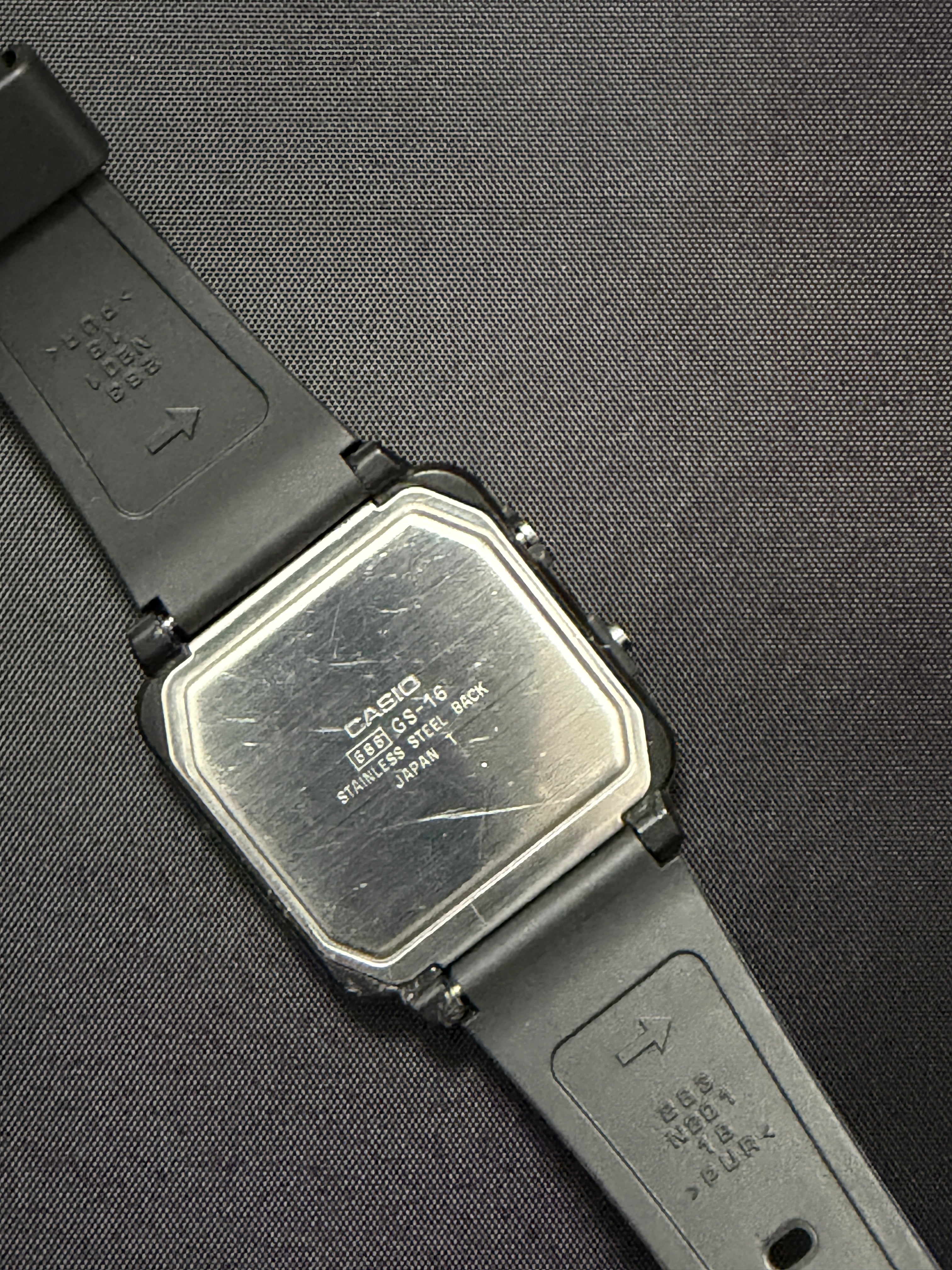 Casio GS-16 Space Warrior rare game watch Japan 1987