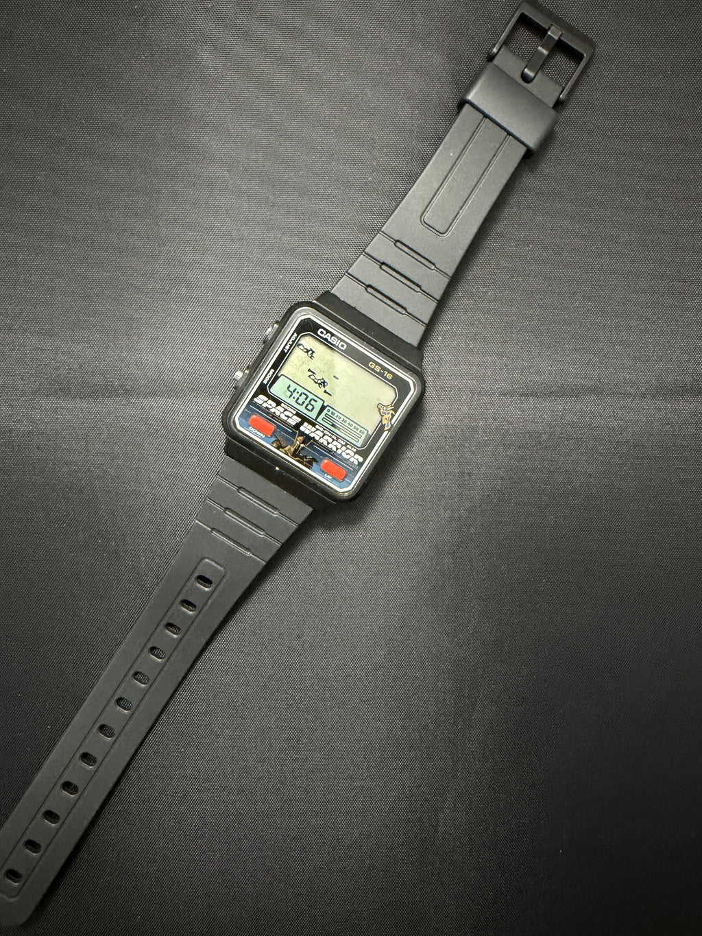 Casio GS-16 Space Warrior rare game watch Japan 1987