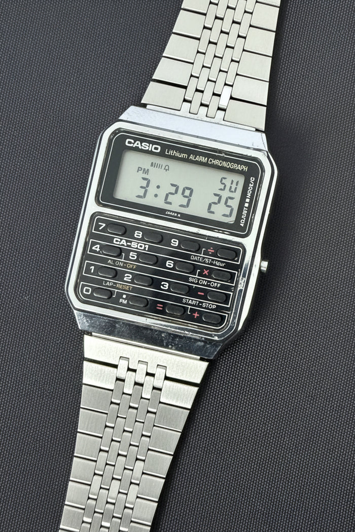 Casio CA-501 is a rare calculator watch Japan 1984
