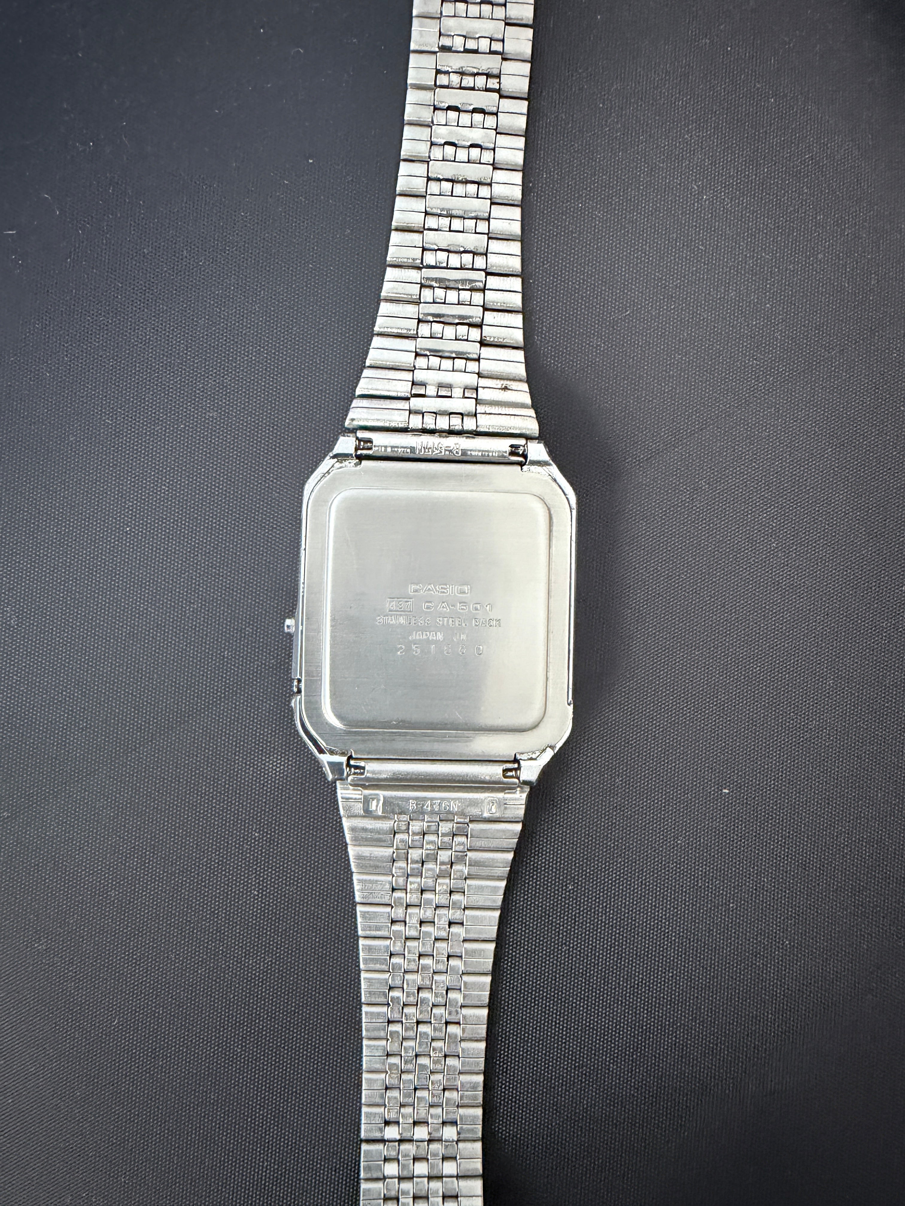Casio CA-501 is a rare calculator watch Japan 1984