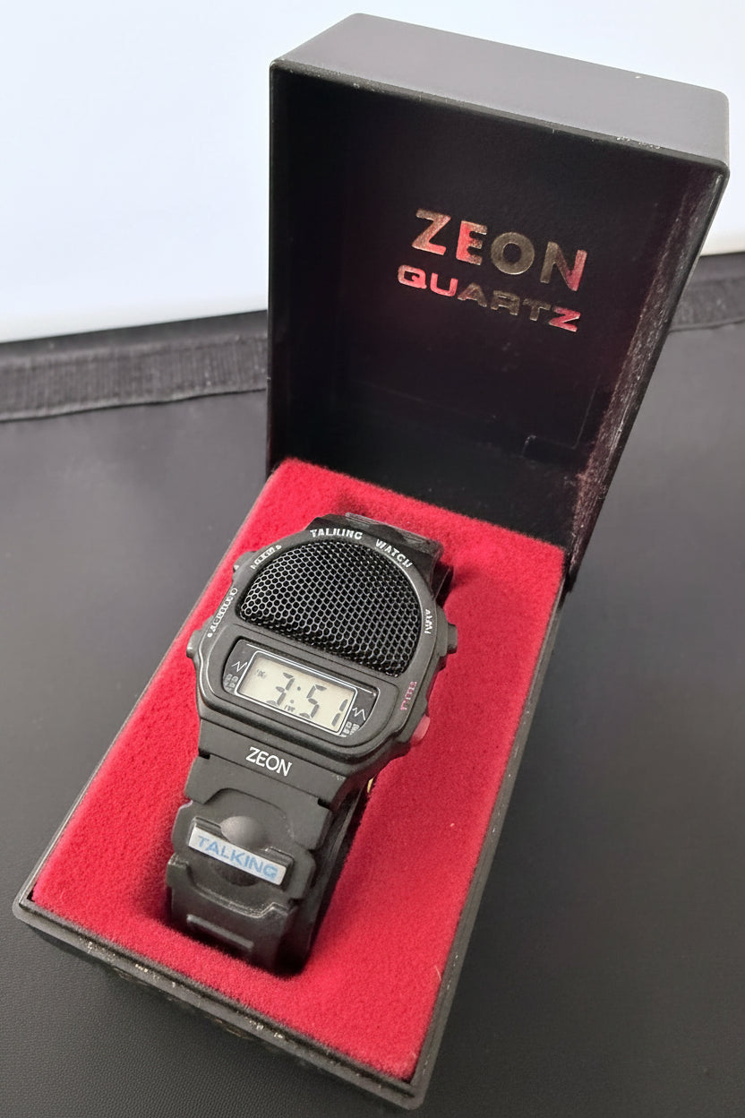 Zeon ZR11863 talking watch from 1990