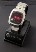 Commodore LED watch from 1977 extremely rare new old stock