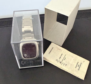 Commodore LED watch from 1977 extremely rare new old stock