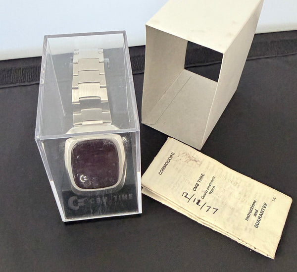 Commodore LED watch from 1977 extremely rare new old stock