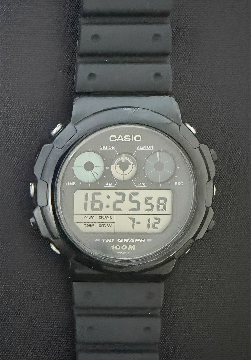 Casio TRI GRAPH Watch and Clock TGW-10 and TGQ-200 Bundle Set