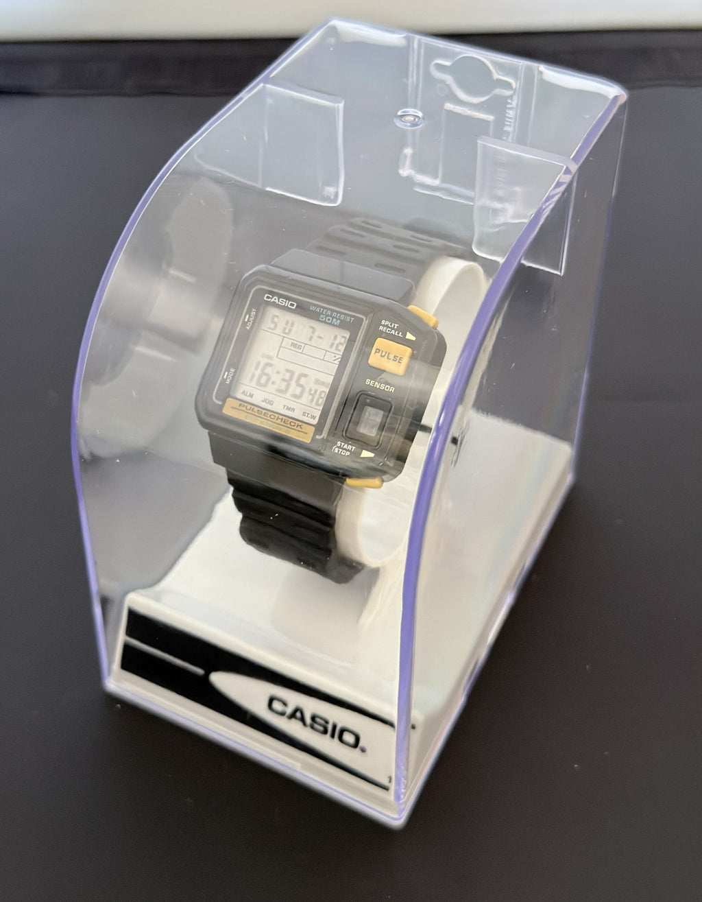 Casio JP-100W "Pulse Check" watch Japan 1987