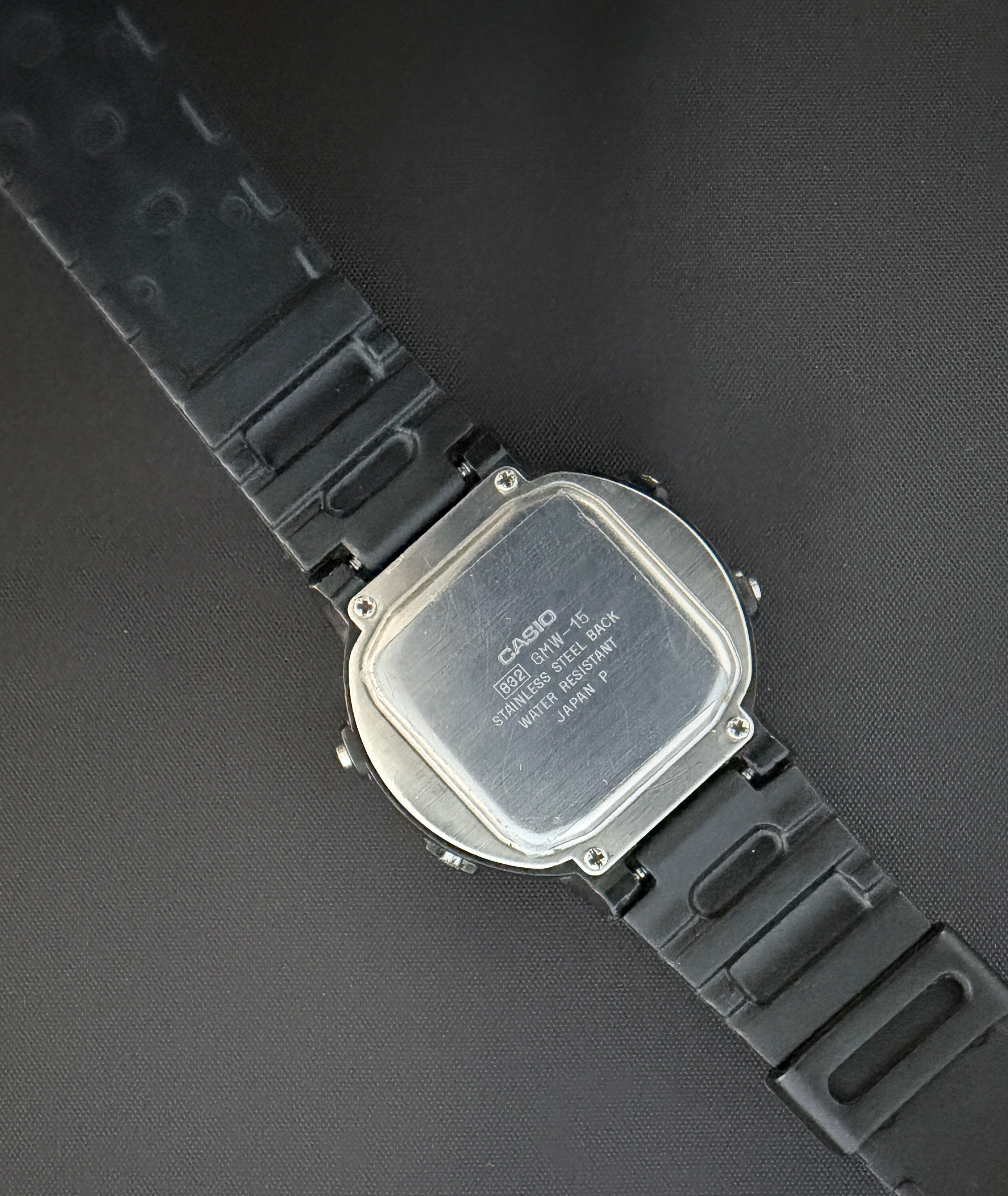 Casio GMW-15 Moon Graph & GMQ-100 Moon Graph Alarm Clock SET Bundle