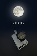 Casio GMW-15 Moon Graph & GMQ-100 Moon Graph Alarm Clock SET Bundle