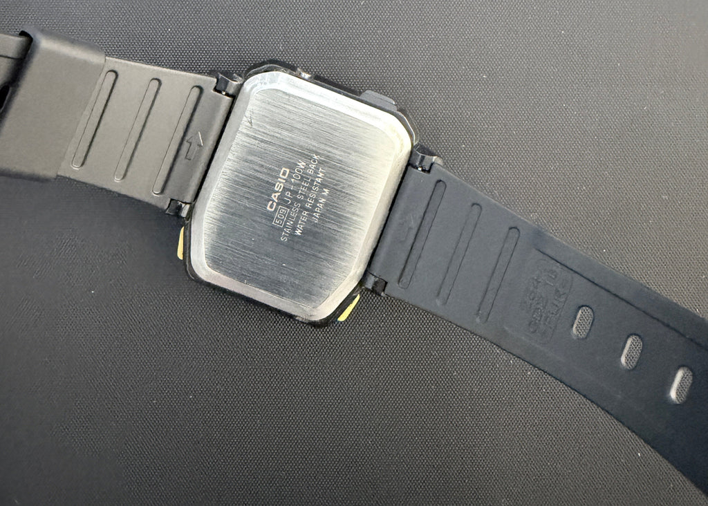 Casio JP-100W "Pulse Check" watch Japan 1987