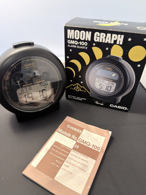 Casio GMQ-100 Moon Graph Alarm Clock A piece of history, A collectors Holy GRAIL