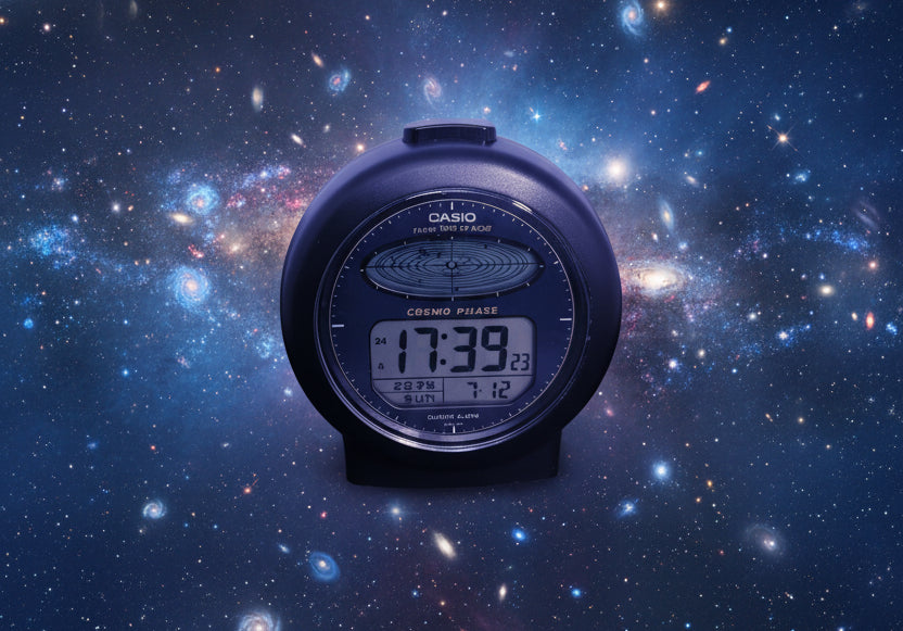 Casio Cosmo Phase CGQ-300 Rare Desk Alarm Clock perfect condition