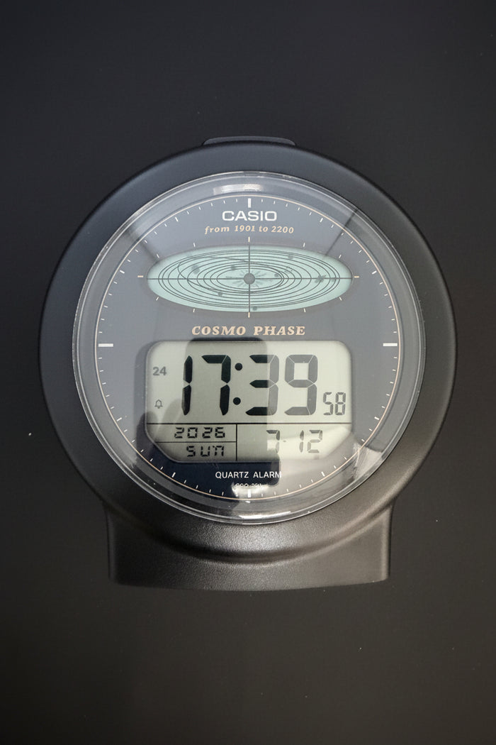 Casio Cosmo Phase CGQ-300 Rare Desk Alarm Clock perfect condition