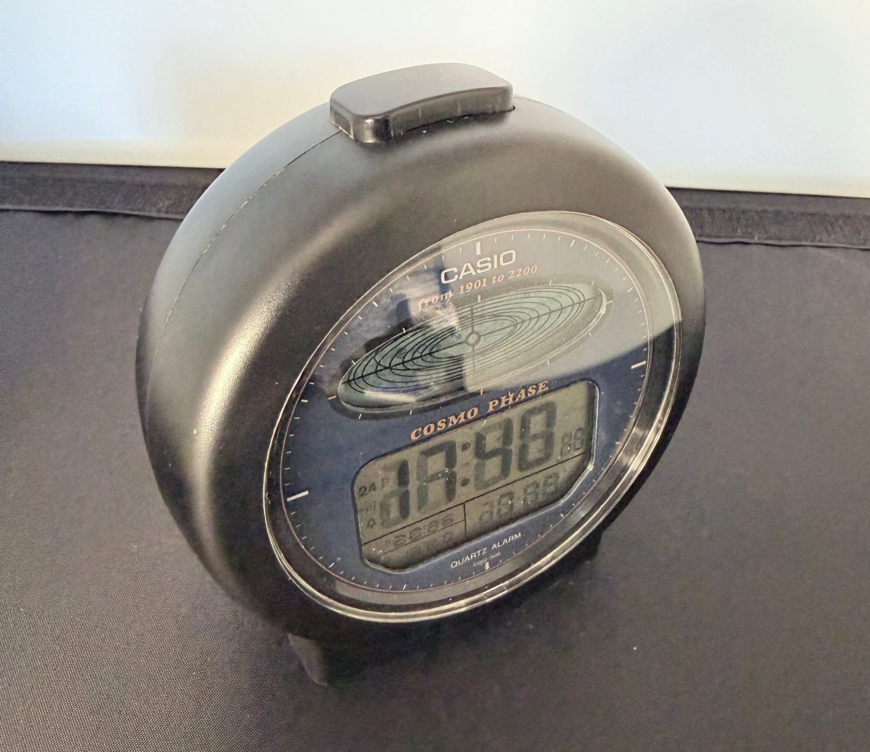 Casio Cosmo Phase CGQ-300 Rare Desk Alarm Clock perfect condition