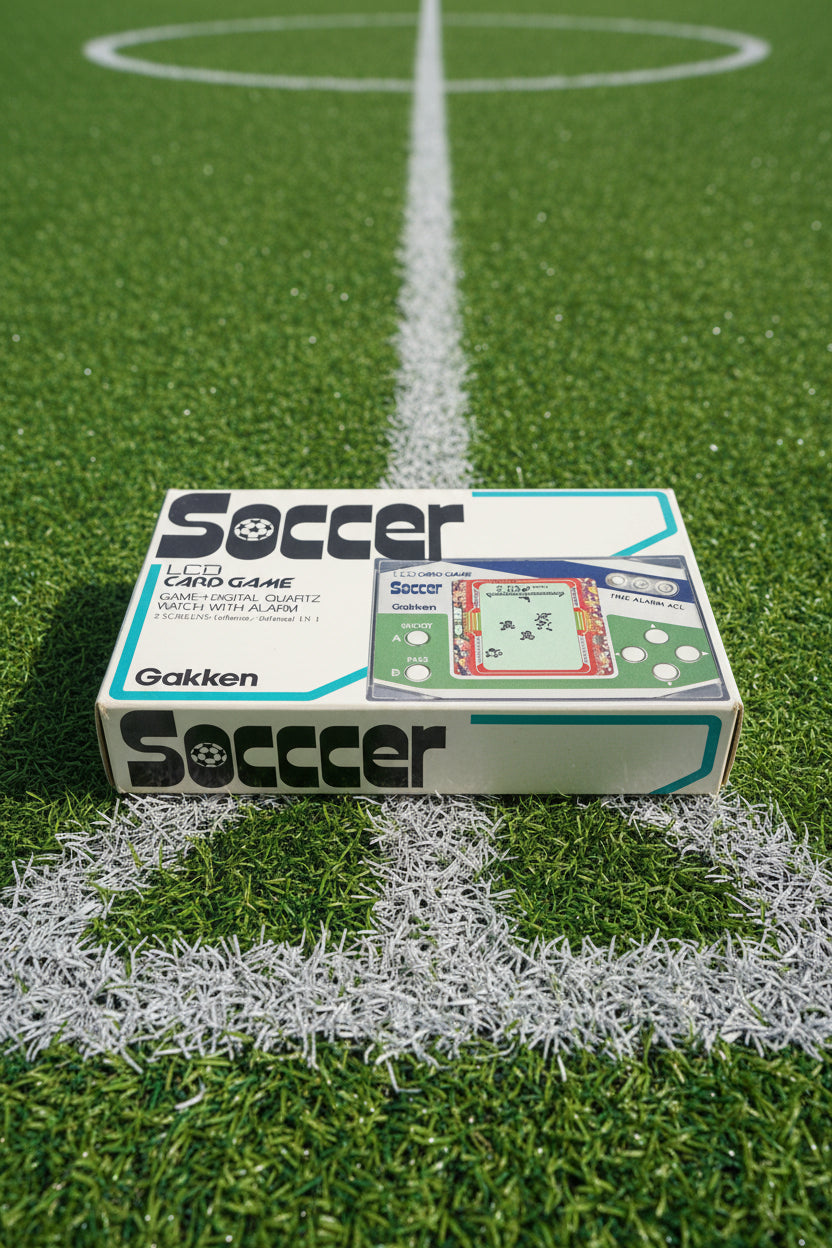 Gakken Soccer LCD card game released in the early 1980's Japan