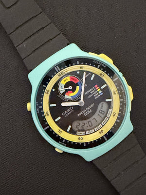 Casio AW-60 from 1992 the "Exercise Planner" or "Personal Trainer"