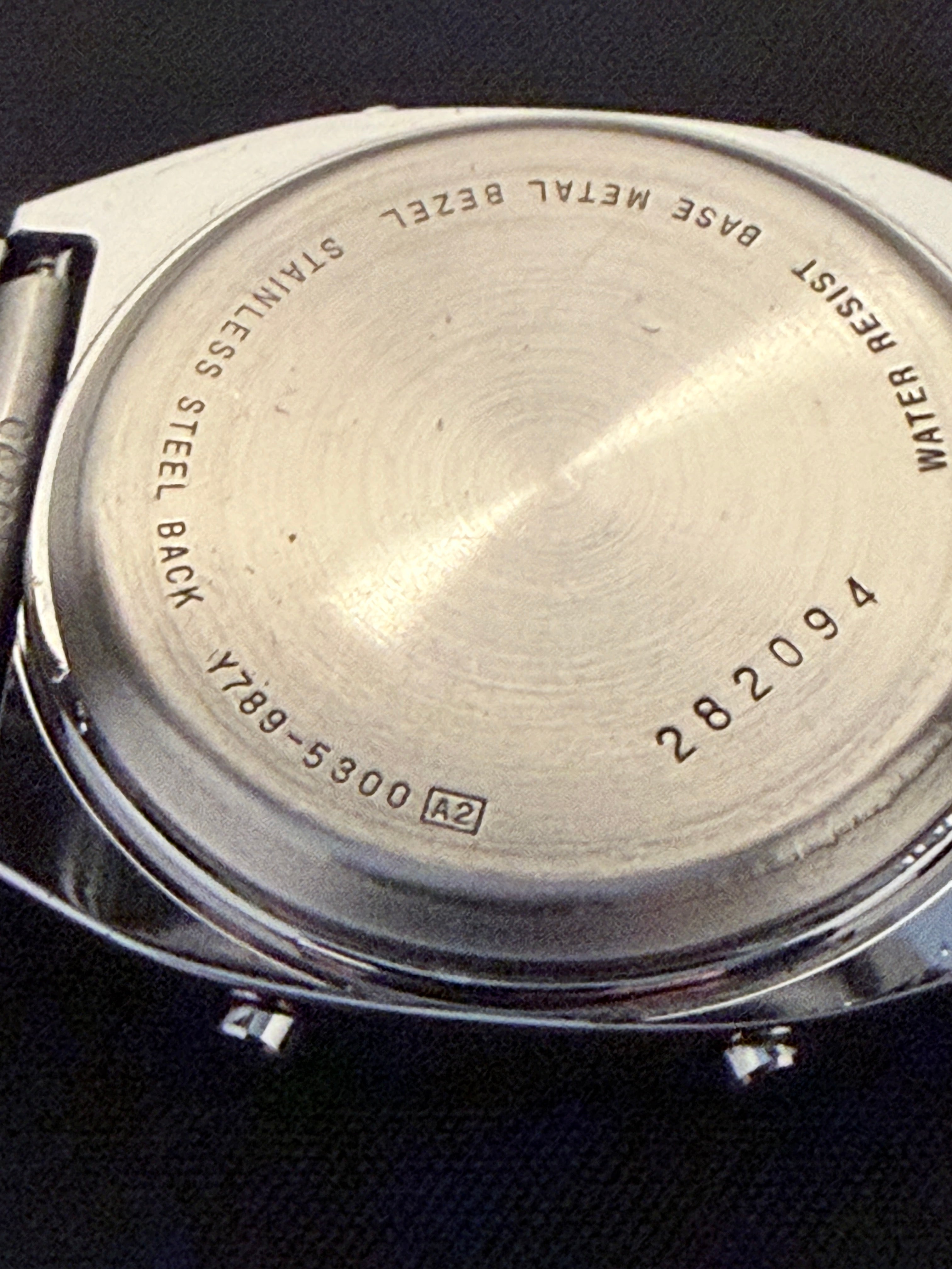 Alba Y789-5300 Seiko vintage alarm chronograph watch Japan 1980