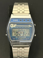 Casio M-321 highly collectible Blue "Melody Alarm" watch from 1980