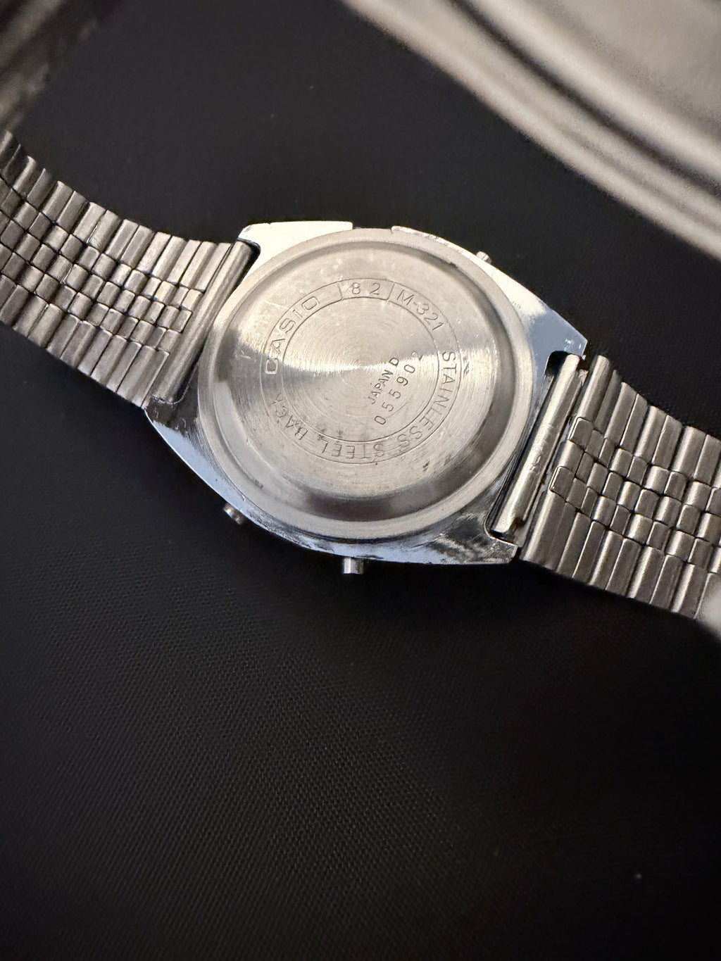 Casio M-321 highly collectible Blue "Melody Alarm" watch from 1980