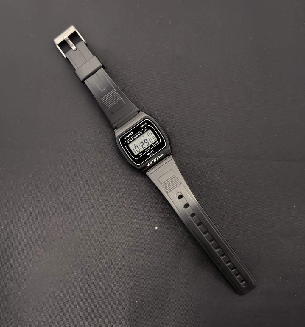 Casio F-10 is super rare 1980 Casio’s very first resin case watch.