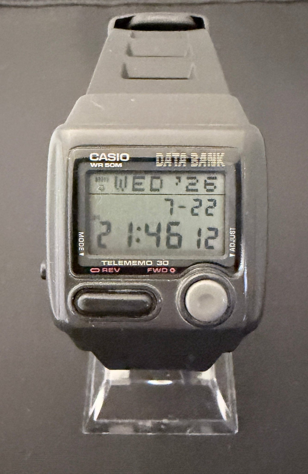 Casio DB-33W super rare Databank watch released in 1993 - VINDIGI