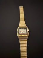 Casio Vintage Data Bank DB-380G Watch rare GOLD version - VINDIGI