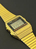 Casio Vintage Data Bank DB-380G Watch rare GOLD version - VINDIGI