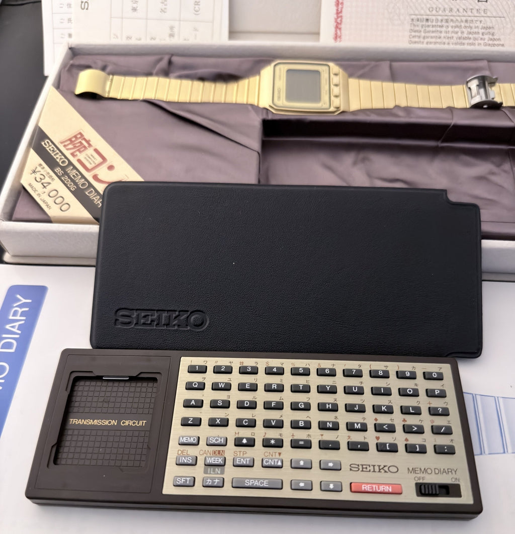 Seiko Memo Diary UW02-0010 a true "complete set" Japan 1984 - VINDIGI