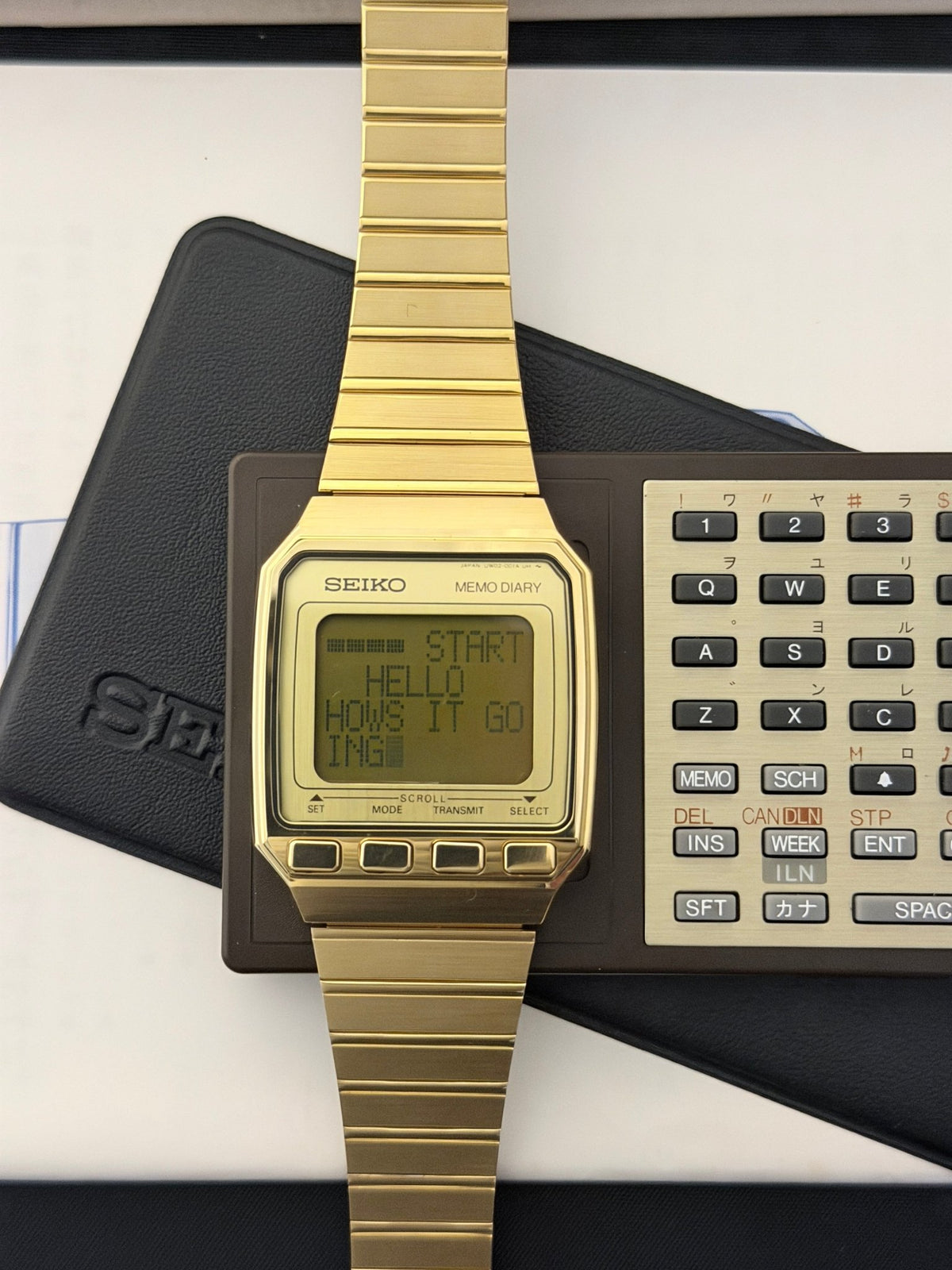 Seiko Memo Diary UW02-0010 a true "complete set" Japan 1984 - VINDIGI
