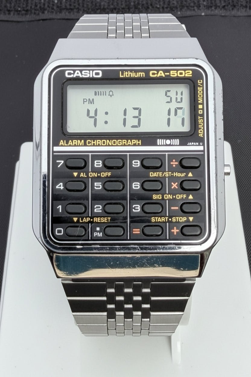 Casio CA-502 is a rare calculator watch Japan 1984 - VINDIGI