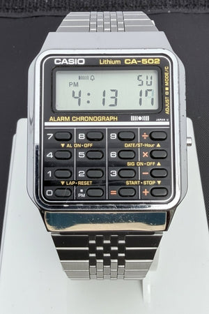 Casio CA-502 is a rare calculator watch Japan 1984
