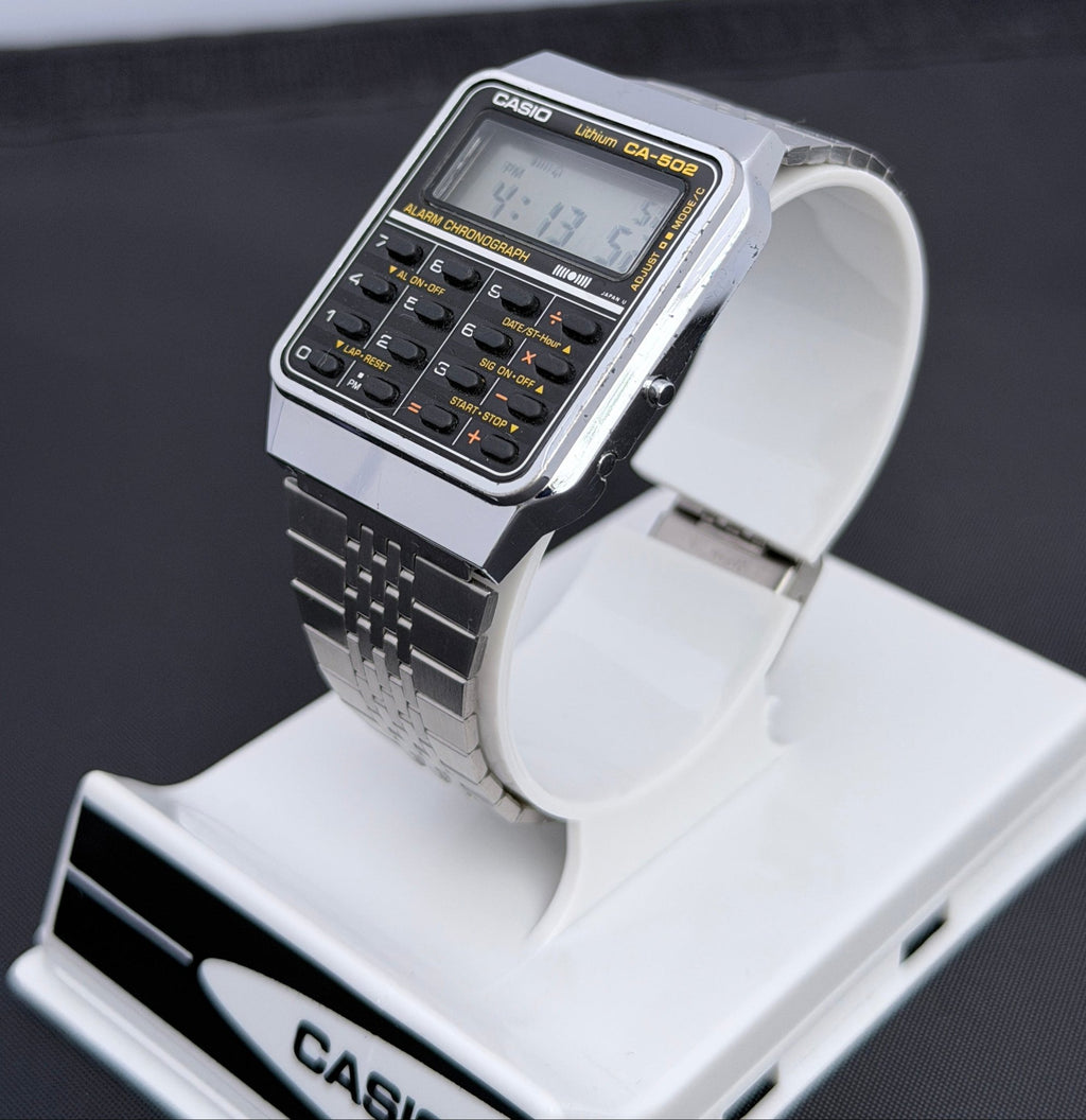 Casio CA-502 is a rare calculator watch Japan 1984 - VINDIGI
