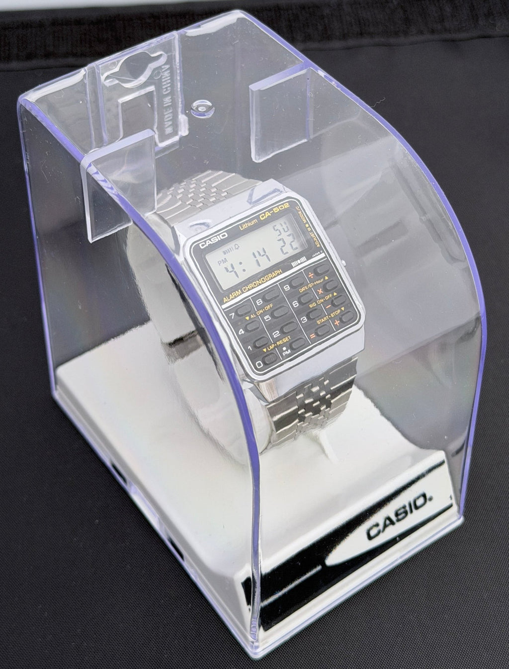 Casio CA-502 is a rare calculator watch Japan 1984 - VINDIGI
