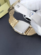 CASIO Gold (A1100G) all-metal digital watch from the Vintage collection. - VINDIGI
