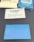 Casio CC-100 Vintage Card Alarm Clock Japan 1985 - VINDIGI
