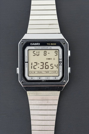 Casio TC-500 the first touchscreen watch Japan 1983