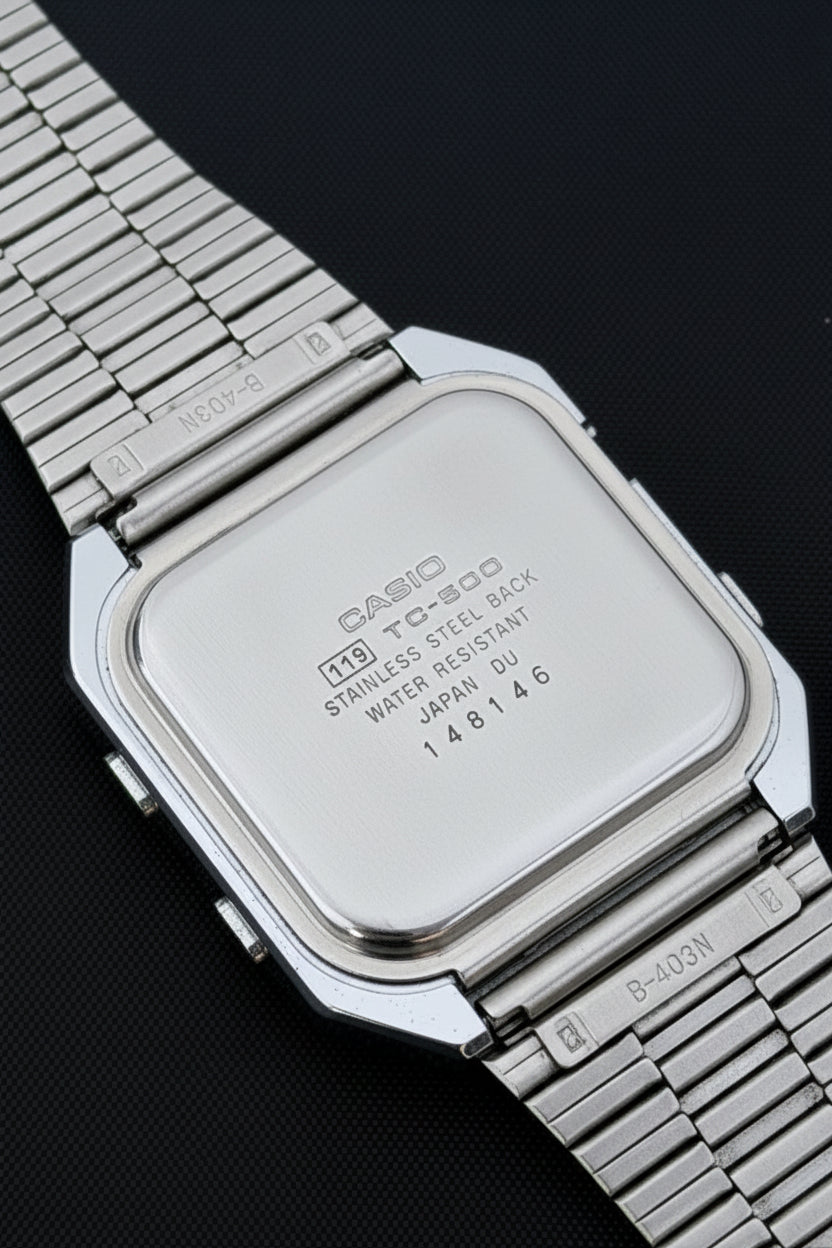Casio TC-500 the first touchscreen watch Japan 1983 - VINDIGI