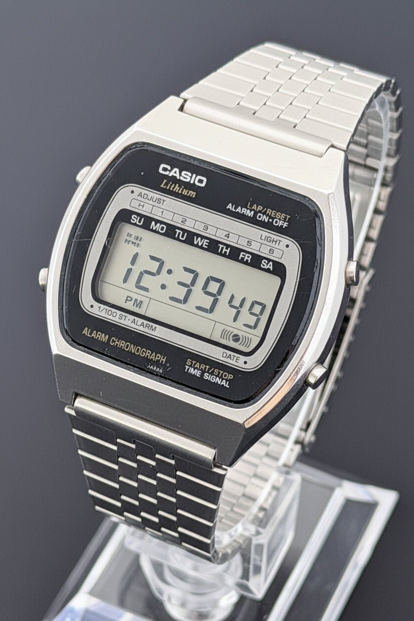 Casio Casiotron 81CS-36, iconic alarm chrono watch Japan 1978 - VINDIGI