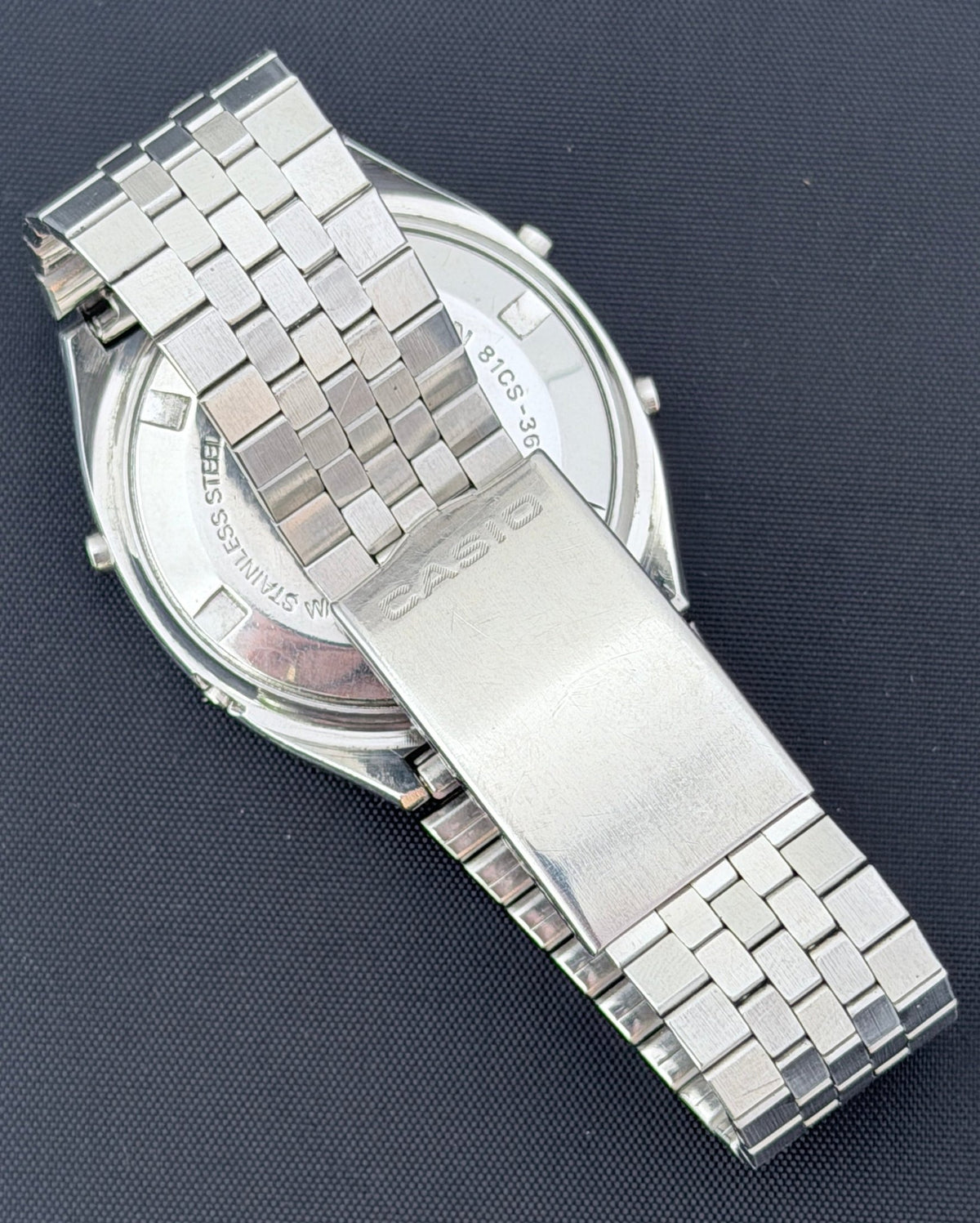 Casio Casiotron 81CS-36, iconic alarm chrono watch Japan 1978 - VINDIGI