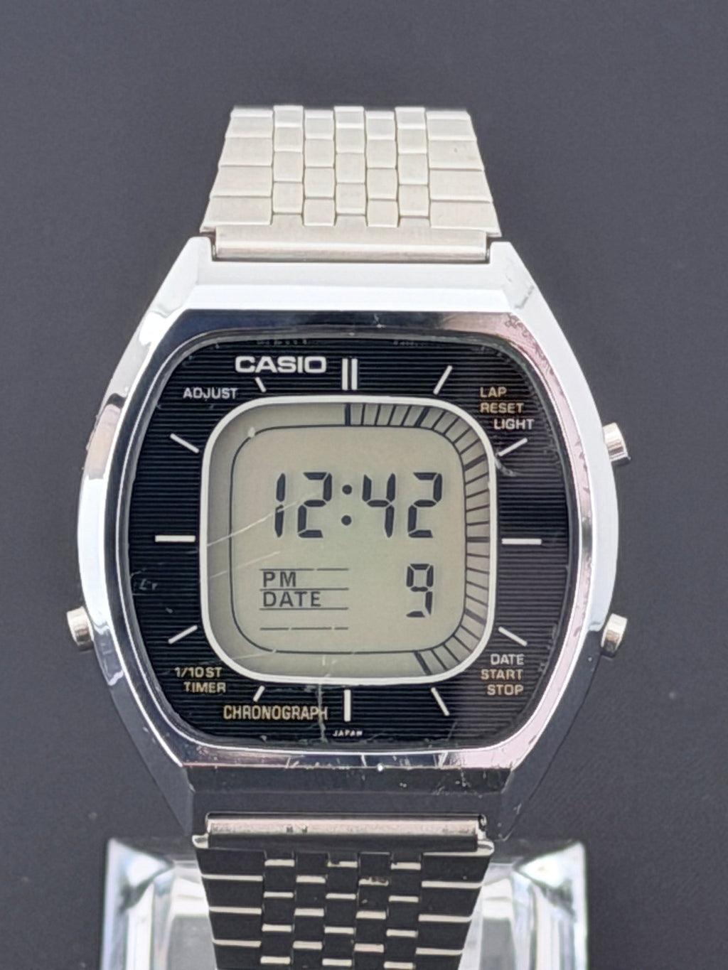 Casio 56QS-38 "Time-Scan" rare watch Japan 1980 - VINDIGI