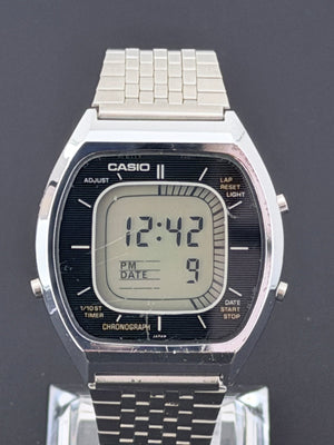 Casio 56QS-38 "Time-Scan" rare watch Japan 1980