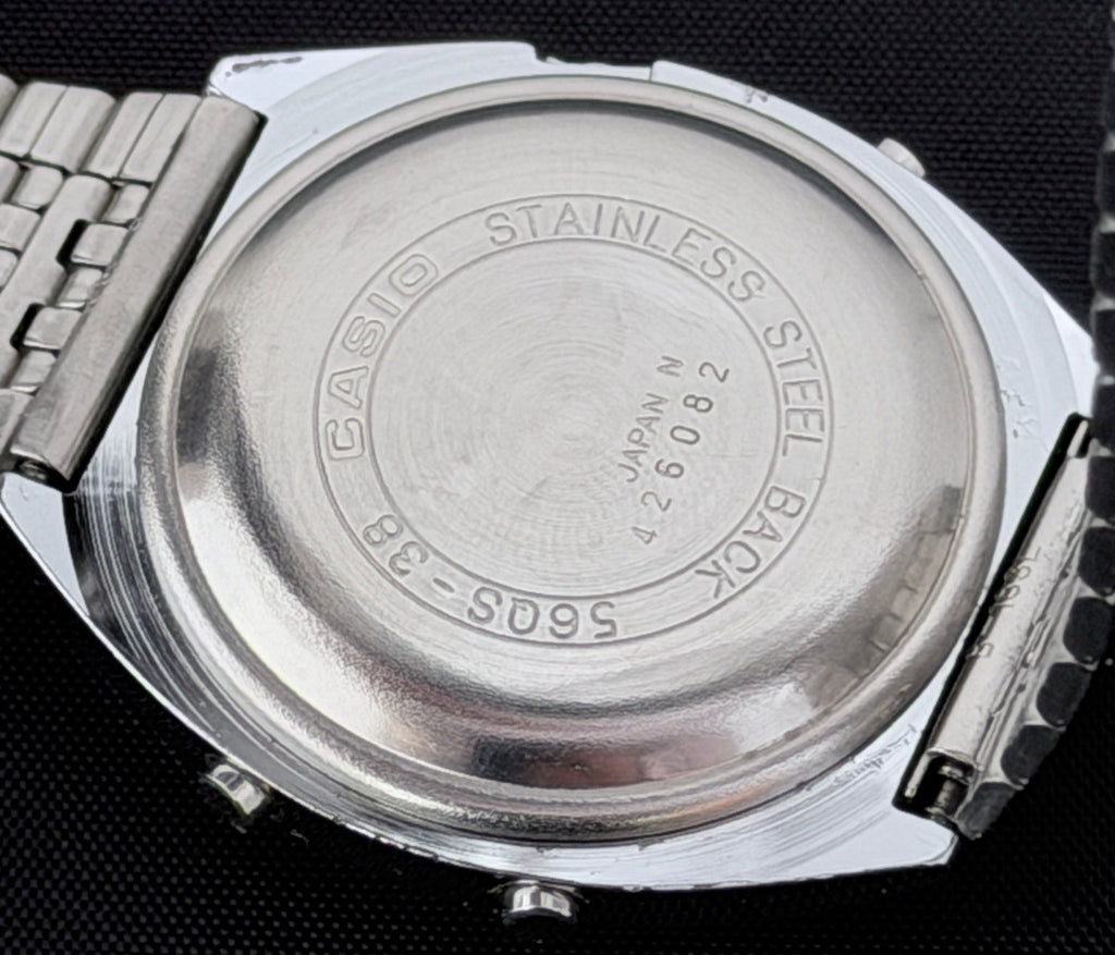 Casio 56QS-38 "Time-Scan" rare watch Japan 1980 - VINDIGI