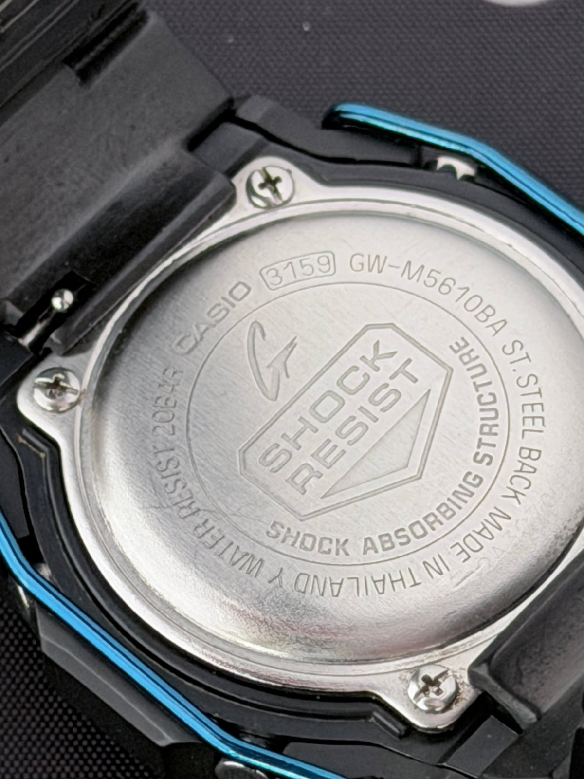 Casio G-Shock GW-M5610BA-1JF special edition watch "Black & Blue" - VINDIGI